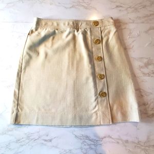 Ann Taylor Size 6p Tan Skirt